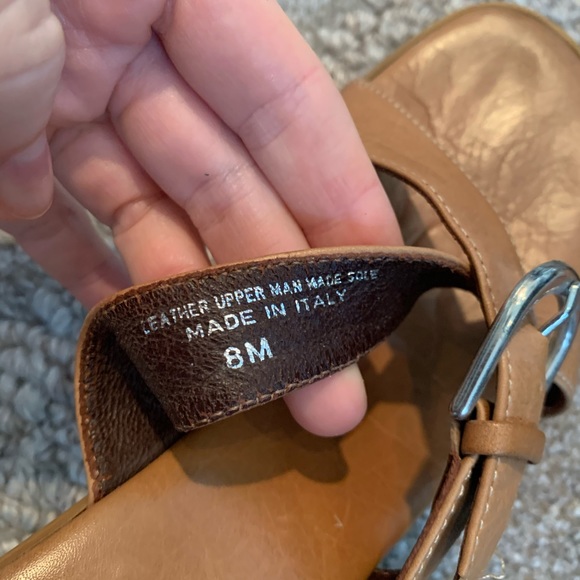 Platform Italian leather sandals - Picture 7 of 7